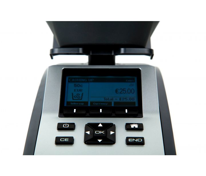 Tellermate Tix-2000 Note and Coin Weigher Screen