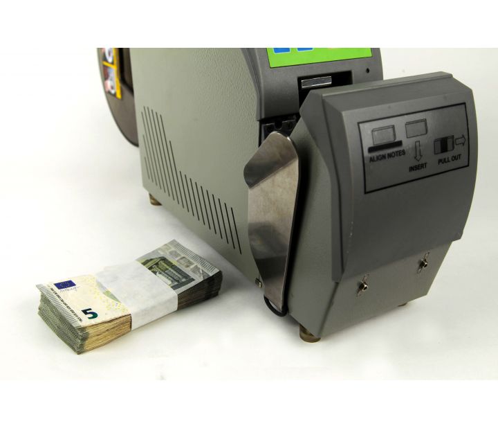 Mabas SBM-90 Note Bander Machine & Banknote Bundle